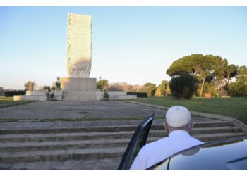 Prima tappa del suo viaggio in Africa