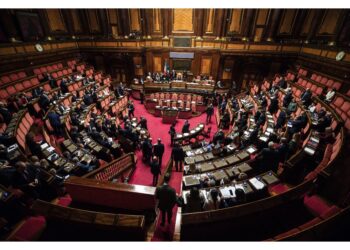 Come nel voto di Montecitorio le opposizioni si sono astenute