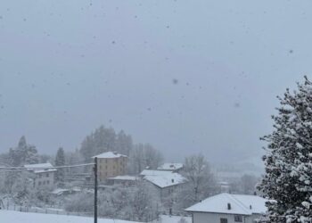 La neve questa mattina in Valle Intelvi