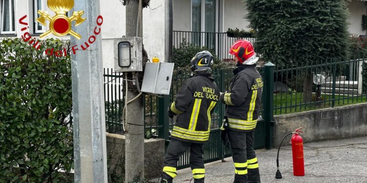 Villa Guardia incendio