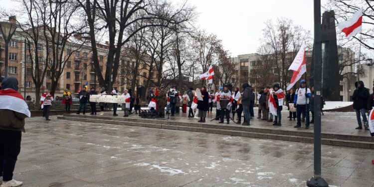 A sostegno dei detenuti politici nelle carceri a Minsk