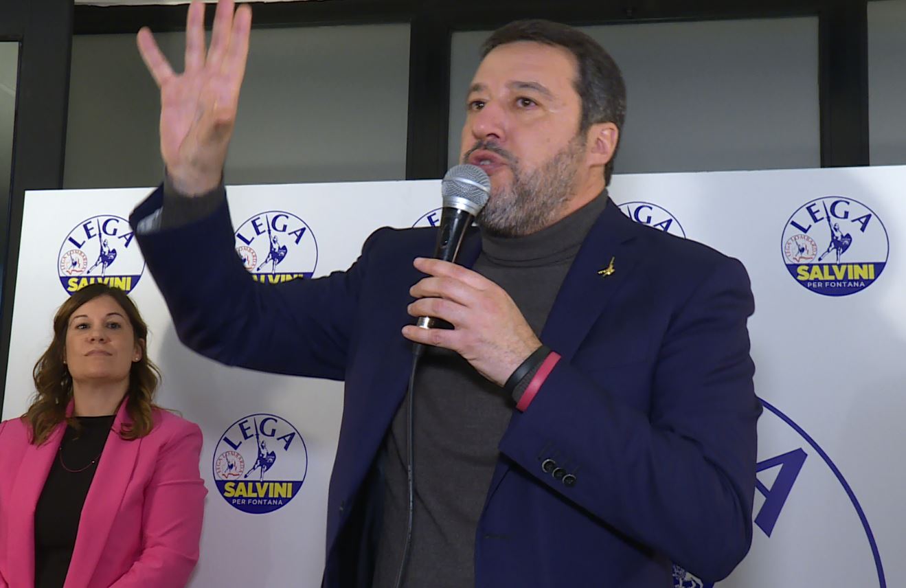 Salvini a Cermenate: “Tremezzina, al lavoro per risolvere il problema dei materiali di scavo”