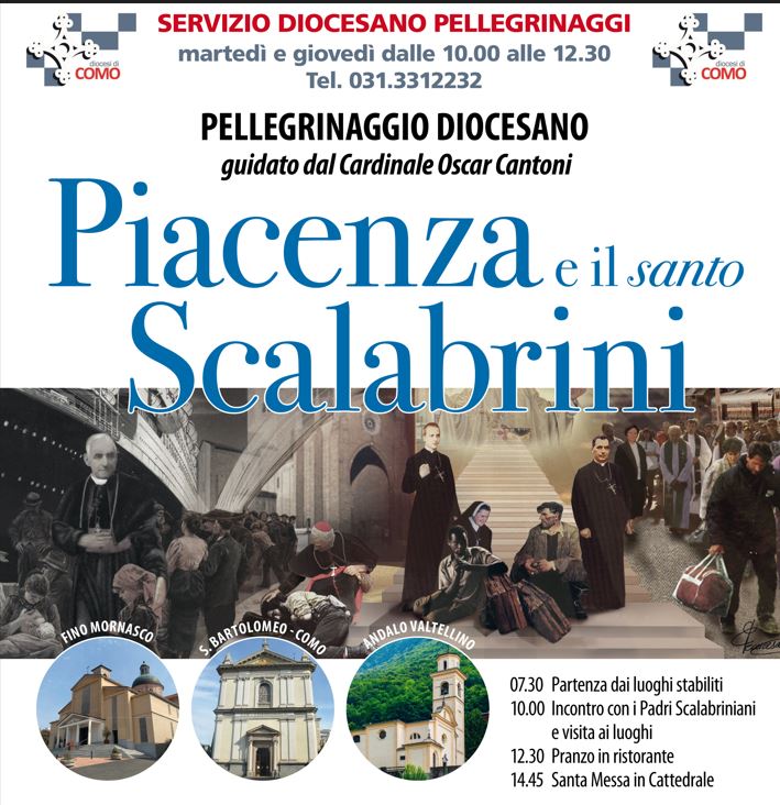 Pellegrinaggio diocesano a Piacenza sulle orme di Santo Scalabrini con il cardinale Cantoni