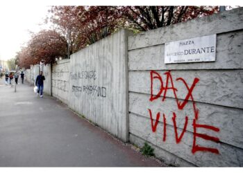 In via Durante un murale dedicato a Davide Cesare