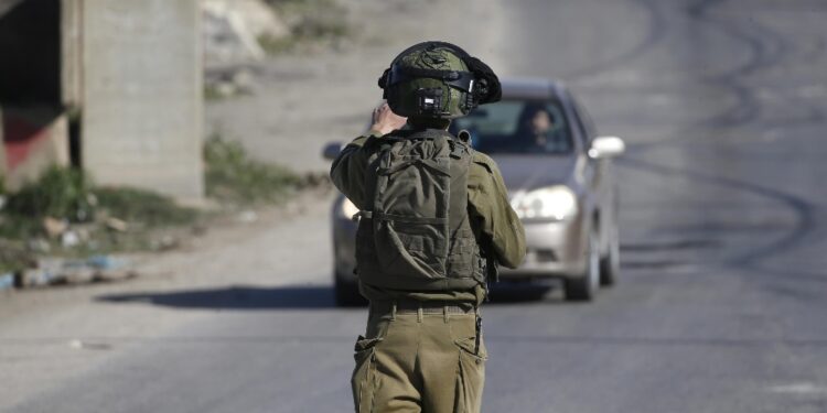 Durante operazione anti terrorismo Israele. Wafa