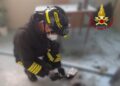 Intervento dei Vigili del fuoco