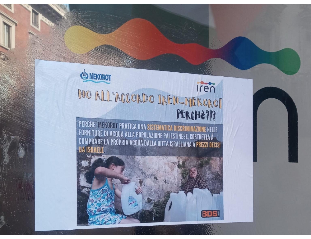 Fridays for future, no accordo Iren con israeliana Mekorot