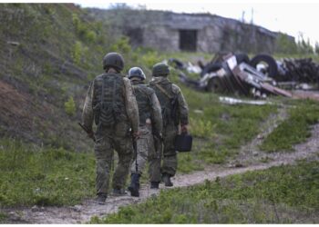 Forze russe hanno fortificato con barriere anticarro Belgorod