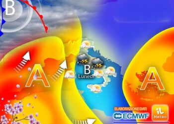 Oggi possibili piogge su Centro e Romagna