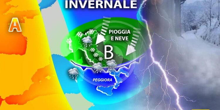 Tornano freddo e neve.Temperature sotto media in Settimana Santa