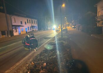 L'incidente ieri sera verso le nove nel Reggiano