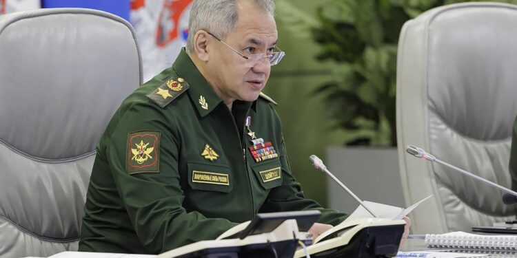 Sergei Shoigu è andato nella 'direzione Donetsk-Sud'