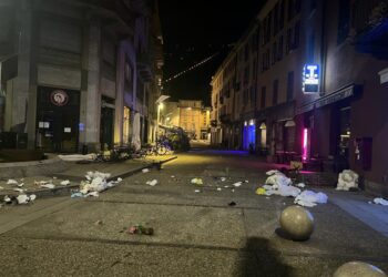 Raid vandalico via Garibaldi