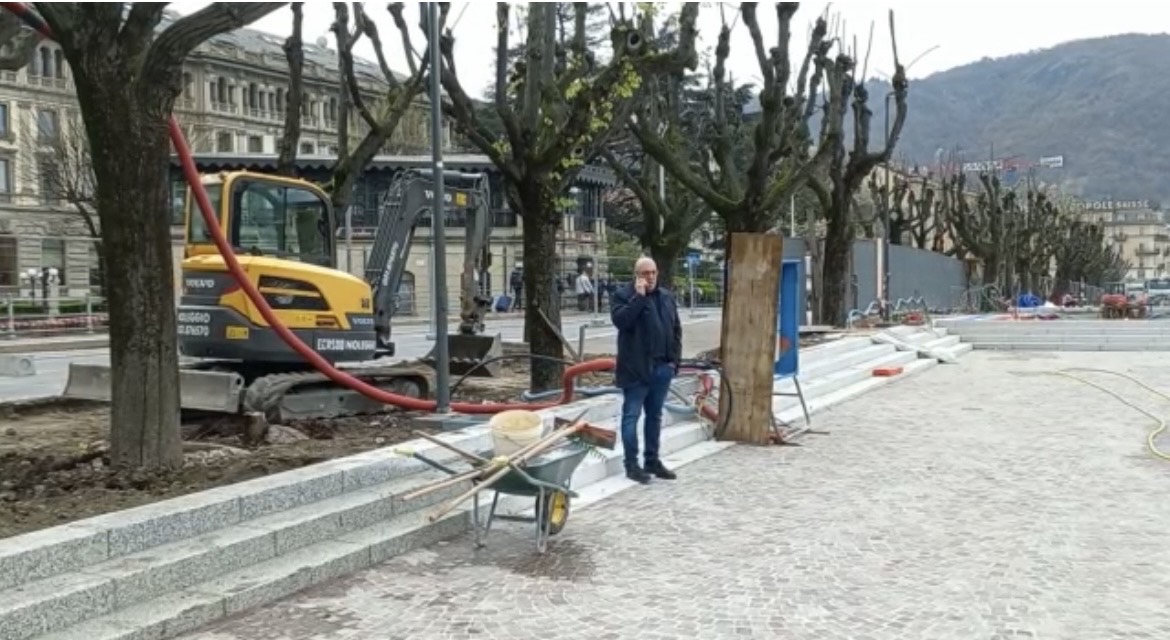 Cantiere delle paratie, il primo tratto di lungolago riaprirà venerdì prossimo