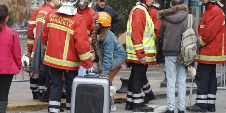 Un incendio impedisce i soccorsi