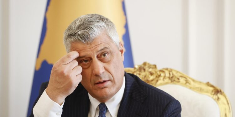 Ex presidente Thaci e altri tre accusati di crimini di guerra