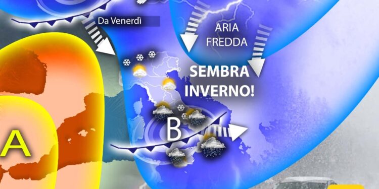 Prosegue almeno fino a domenica l'ondata di freddo