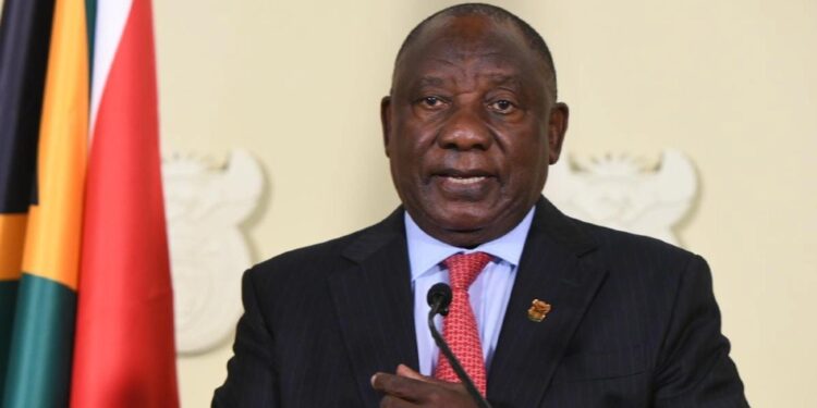 Lo afferma il presidente Ramaphosa