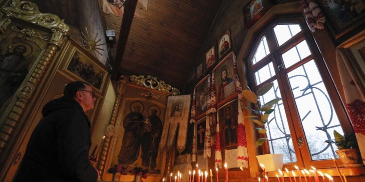 Al monastero per la prima volta la festa celebrata in ucraino