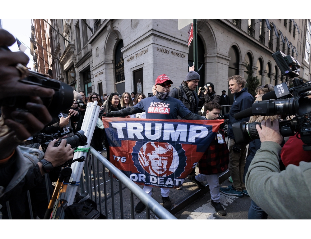 Pro-Trump in piazza per il loro idolo, ‘è fantastico’