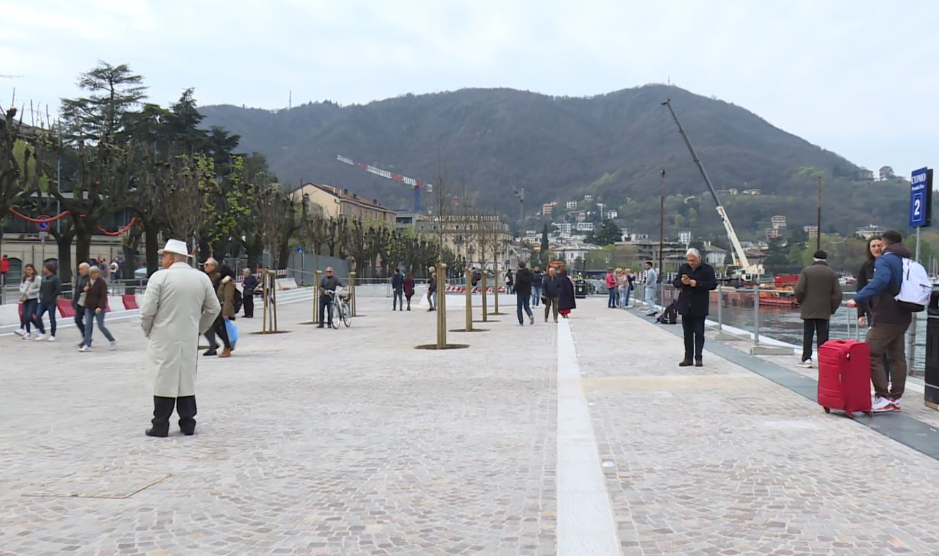 Aperto il primo tratto del lungolago, da Sant’Agostino alla darsena