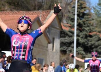 La vittoria di Valentina Basilico al Gran Premio Esperia, in provincia di Cuneo (foto Saccani)