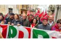 Manifestazione della Cgil sul luogo della strage del 1947