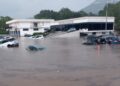 Sommersa una concessionaria di auto