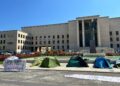 Il sindaco ha incontrato alla Sapienza gli studenti accampati