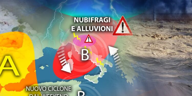 Precipitazioni anche nelle Marche e nel basso Tirreno