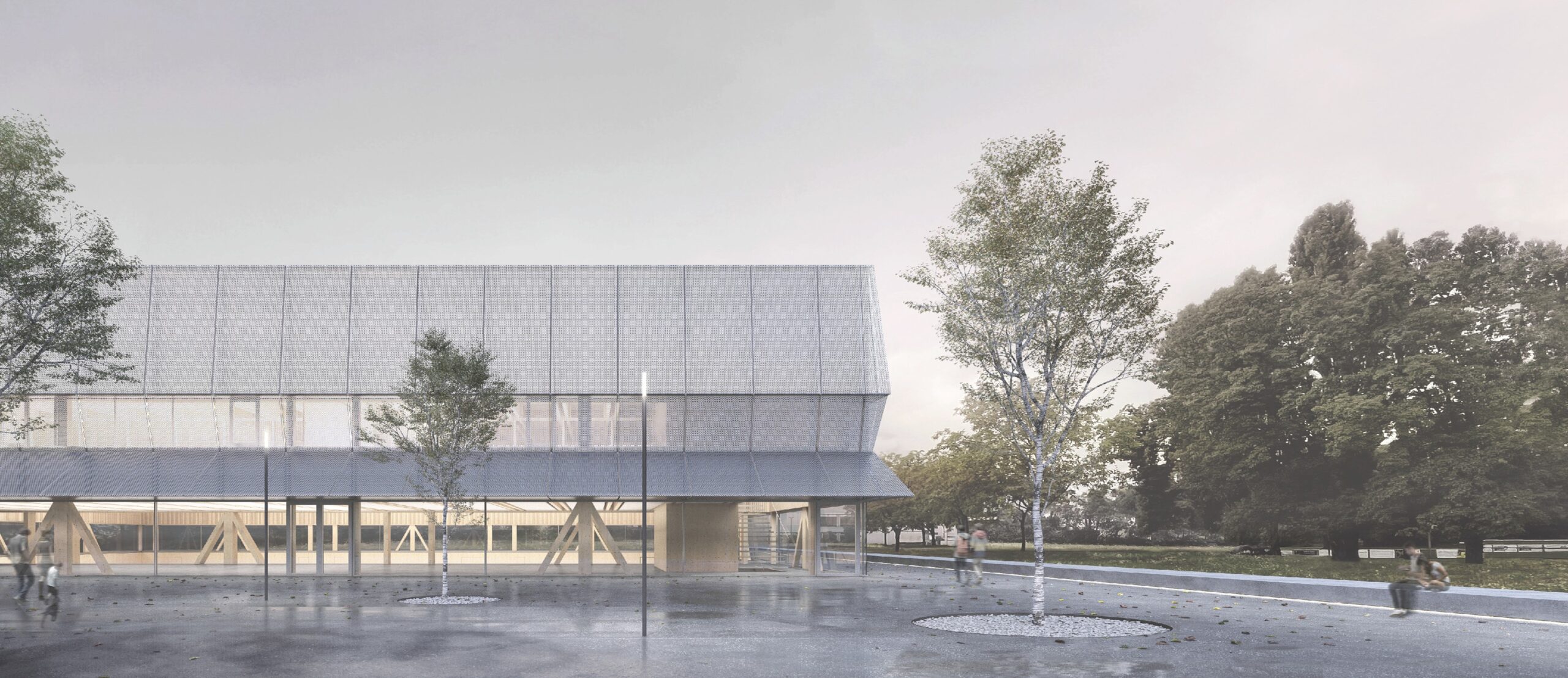 Canton Ticino, “Fiore argento” ha vinto il concorso per la progettazione della palestra tripla e per la scuola media di Gordola