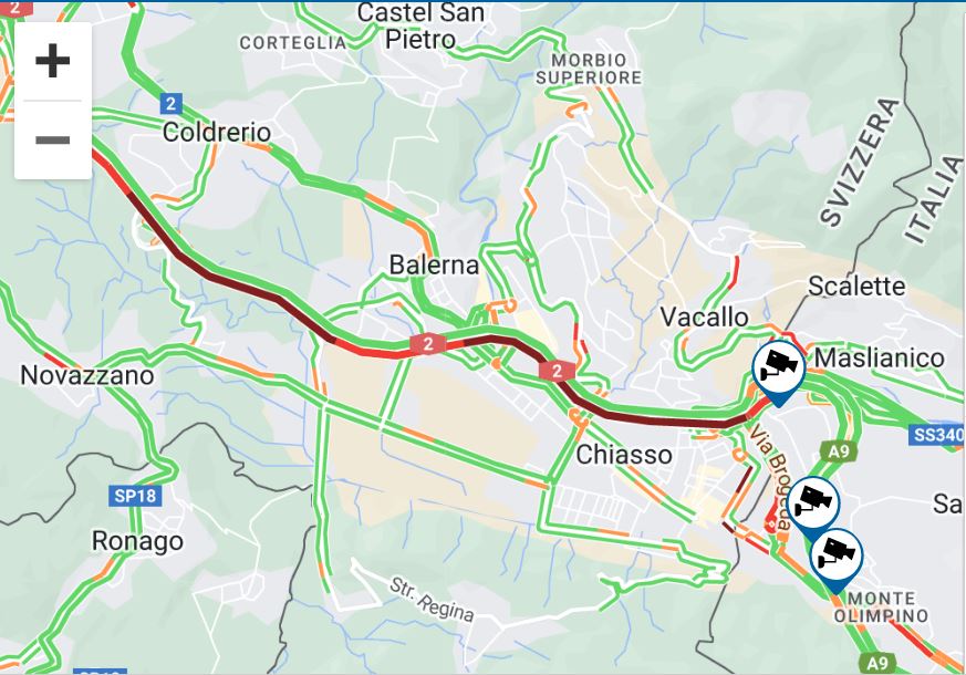 Esodo di Pentecoste per gli svizzeri. Lunghe code al Gottardo e ricadute sulla A9