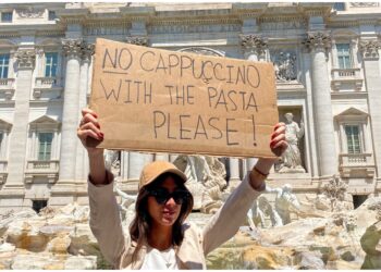 'No al cappuccino con gli spaghetti'