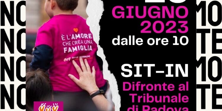 Promossa da madri arcobaleno davanti al Tribunale di Padova