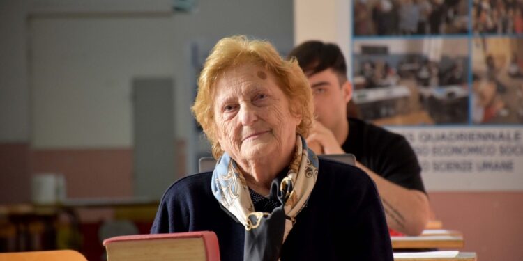 A Città di Castello in classe con i ragazzi per la prima prova