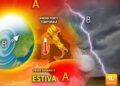 Temperature sopra la media di 3-5°C. Da mercoledì nuovo ciclone