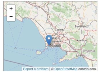 Magnitudo 3.6 ad una profondità di 3km