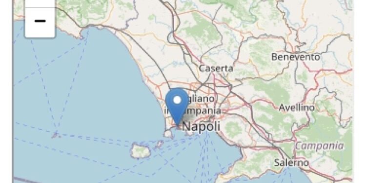 Magnitudo 3.6 ad una profondità di 3km