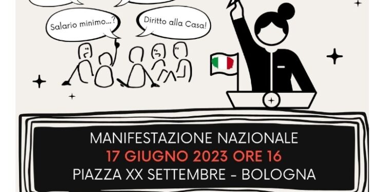 Mobilitazione nazionale contro Governo il 17 giugno a Bologna