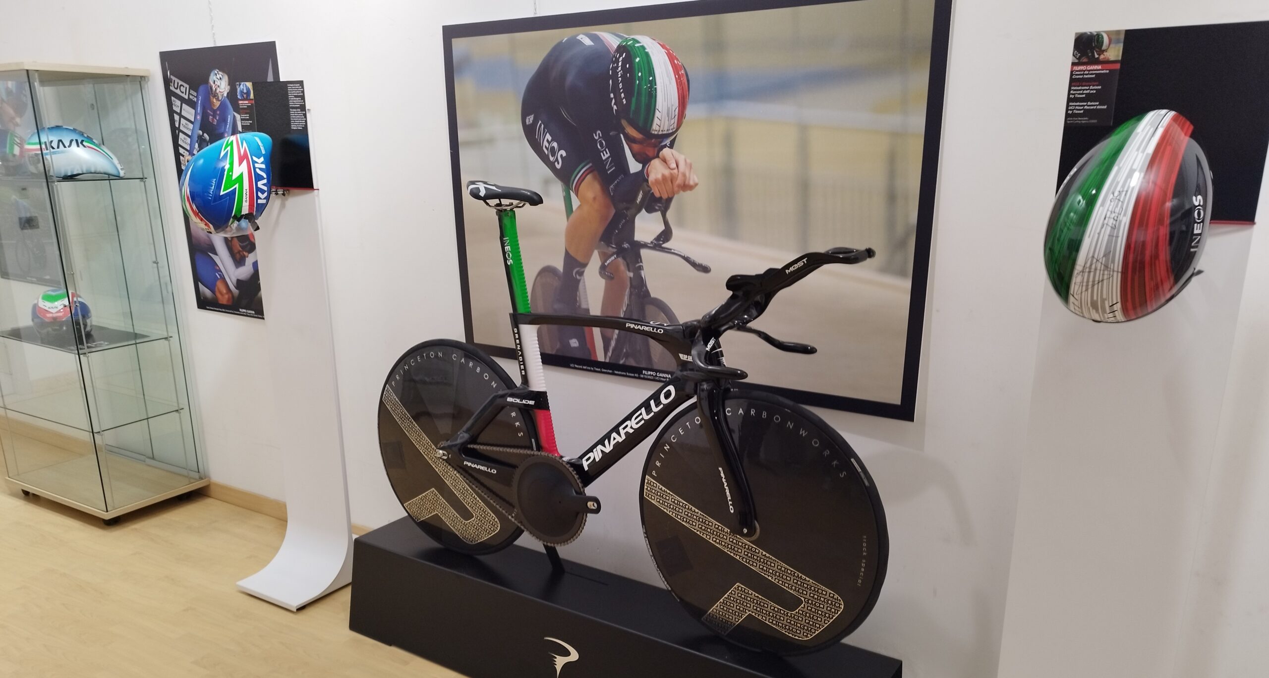 Ghisallo, la bici del record di Ganna in mostra fino al prossimo weekend