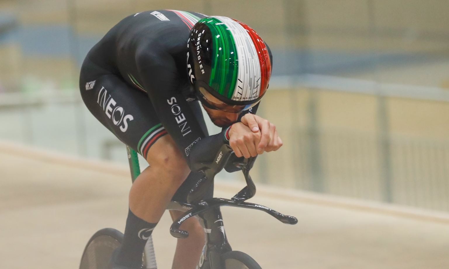Al Museo del Ghisallo la bici del record dell’ora di Filippo Ganna