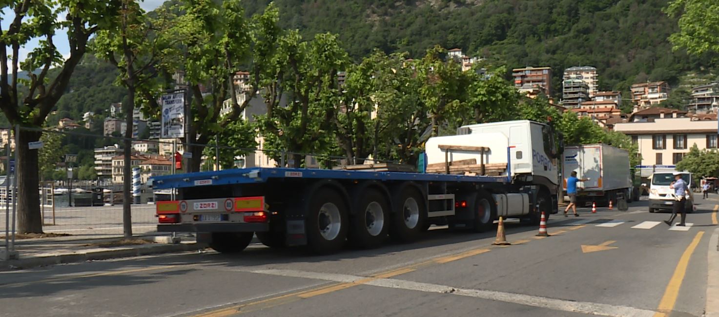 Como: viabilità (fragile) e turismo (record). Ponte in Svizzera e rischio caos. Anticipati i lavori sul lungolago