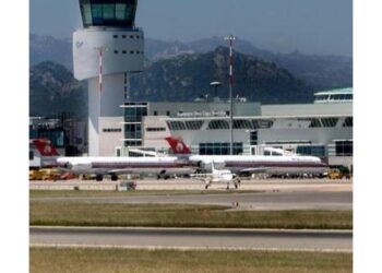 Oltre 47 gradi all'aeroporto