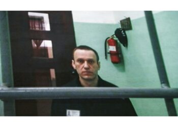 Intervento dell'oppositore russo in tribunale