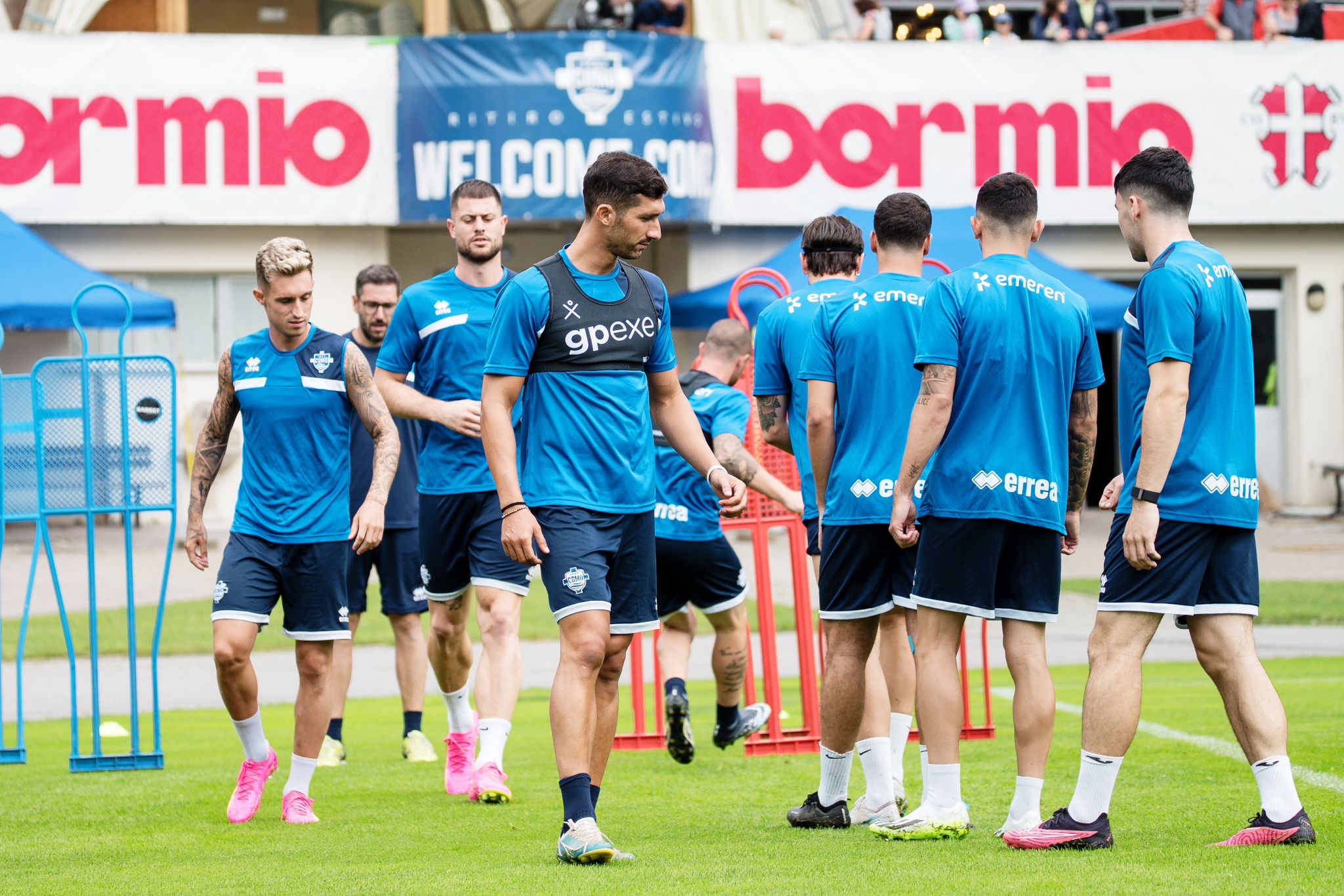 Como al lavoro a Bormio, domani amichevole con l’Alto Lario