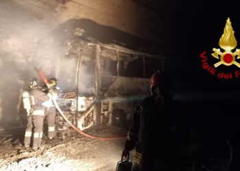 Incendio bus Genova