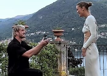 La proposta di matrimonio (dal filmato pubblicato su Instagram)