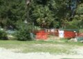 Cantiere dei giardini a lago di Como