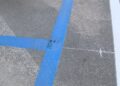 strisce blu