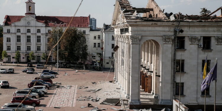 In atto ispezioni degli edifici danneggiati